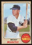68T #280 Mickey Mantle