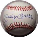 Mickey Mantle Autographed Baseball
