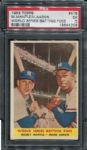 58T #418 World Series Batting Foes PSA Ex 5