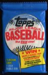 83T Unopened Michigan Wax Box