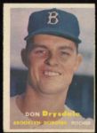 57T #18 Don Drysdale Rookie