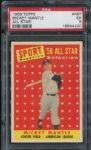 58T #487 Mickey Mantle AS PSA 5