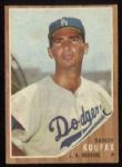 BB 62T #5 Sandy Koufax