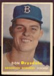 BB 57T #18 Don Drysdale Rookie