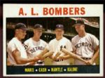 1964 Topps Baseball #331 A.L. Bombers (Mantle)