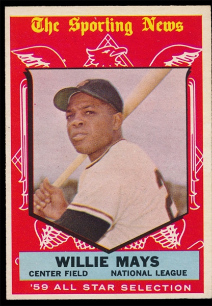 BB 59T #563 Willie Mays AS