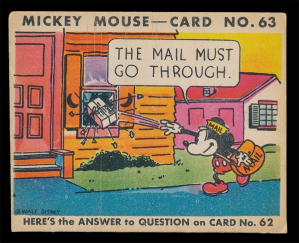 NS 1935 R89 Mickey Mouse #63 The Mail