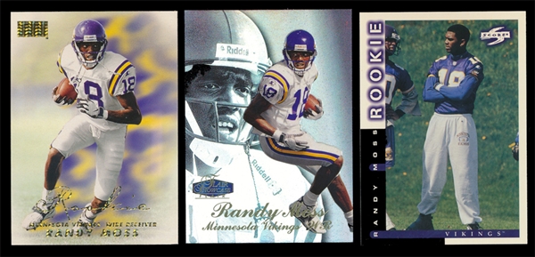 FB (3) Randy Moss Rookies