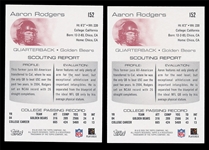 FB (2) Aaron Rogers Topps Rookies
