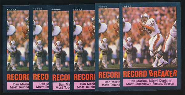 FB 85T (6) #4 Dan Marino Record