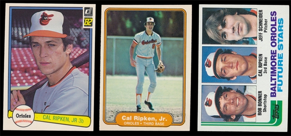 BB (3) Cal Ripken Rookies