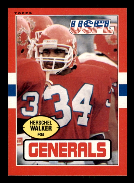 FB 85T USFL #86 Herschel Walker