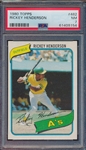 BB 80T #482 Rickey Henderson Rookie