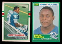 FB (2) Barry Sanders Rookies