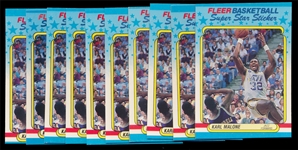 BK 88/9F (10) #8 Karl Malone Stickers