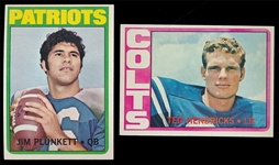 FB 72T Plunkett and Hendricks Rookies