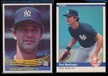 BB (2) Don Mattingly Rookies