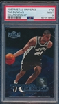 BK 97Metal Universe #72 Tim Duncan