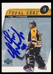 HOC 03UD #429 Tim Thomas Young Guns Autographed