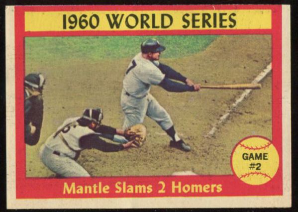61T #307 Mantle World Series