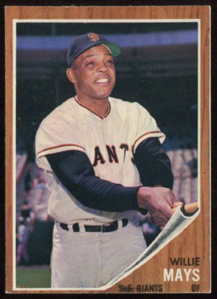 BB 62T #300 Willie Mays