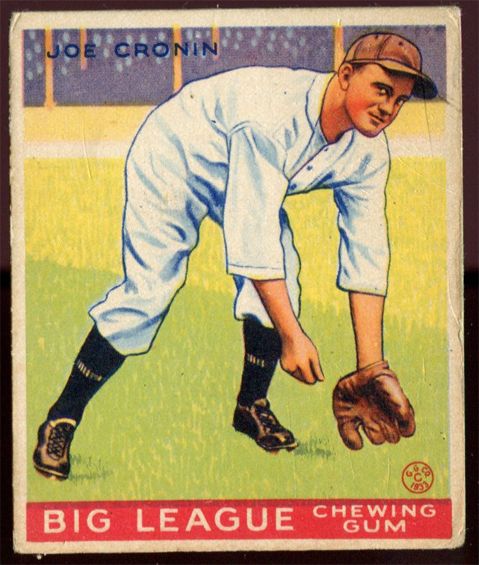 1933 Goudey #189 Joe Cronin