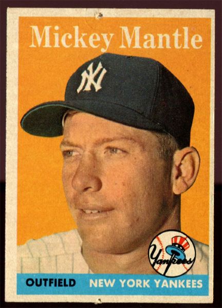 1958 Topps #150 Mickey Mantle