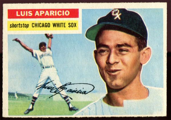 1956 Topps #292 Luis aparicio Rookie
