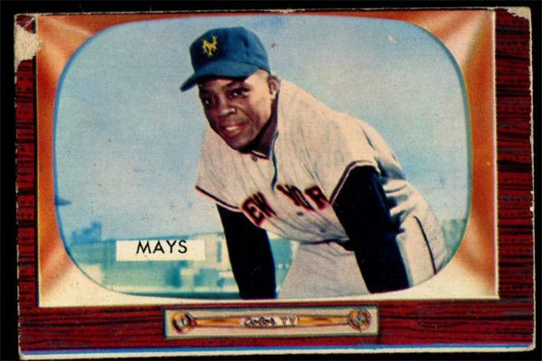 BB 55B #184 Willie Mays