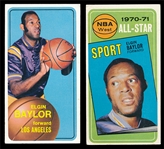 BK 70/1T (2) Elgin Baylor Cards