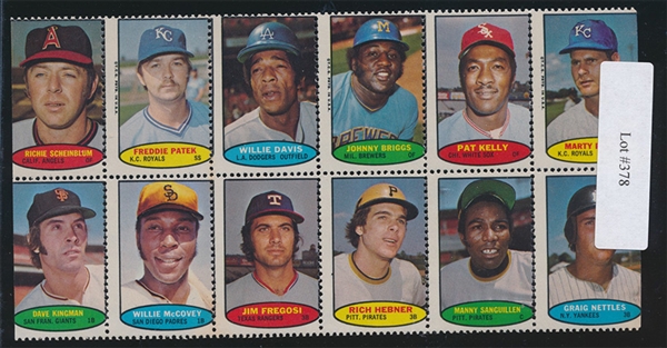 BB 74T Stamp Sheet (McCovey)