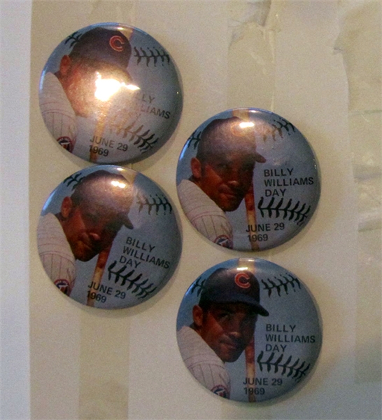 BB (4) Billy Williams Day Pins