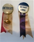 FB (2) Detroit Lions Pins