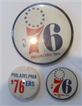 BK (3) Vintage 76’ers Pins