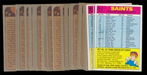 FB 74T Team Checklist Complete Set