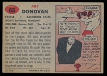 FB 57T #65 Art Donovan