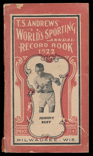 BOX 1922 T.S. Andrews Boxing Record Book