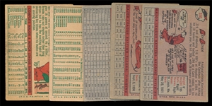 BB 58-59T (5) Superstar cards