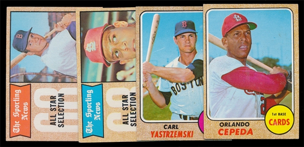 BB 68T (4) Yaz/Cepeda Cards