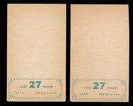 BB 65T (2) Willie Mays Embossed