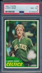 BK 81/2T #4 Larry Bird PSA 8 NM/MT