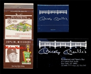 BB (3) Mickey Mantle Restaurant items
