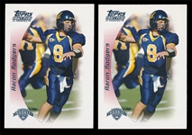 FB (2) Aaron Rogers Topps Rookies
