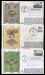 BB (3) Roy Sievers Auto. Gateway Cachets