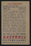 BB 51B #233 Leo Durocher