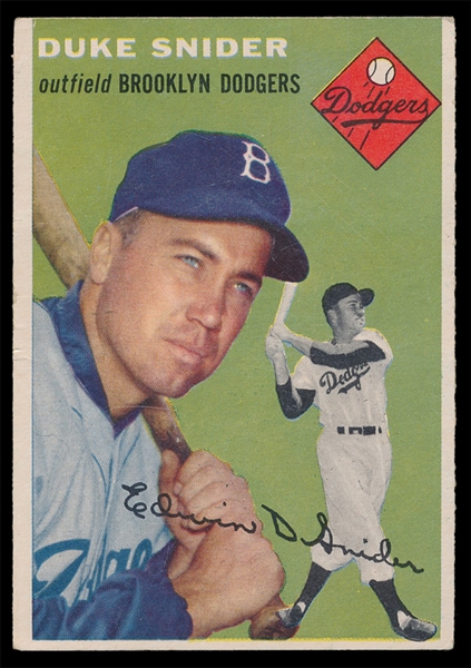 BB 54T #32 Duke Snider