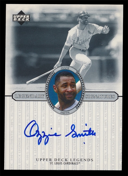 BB 00UD Ozzie Smith Legendary Signatures