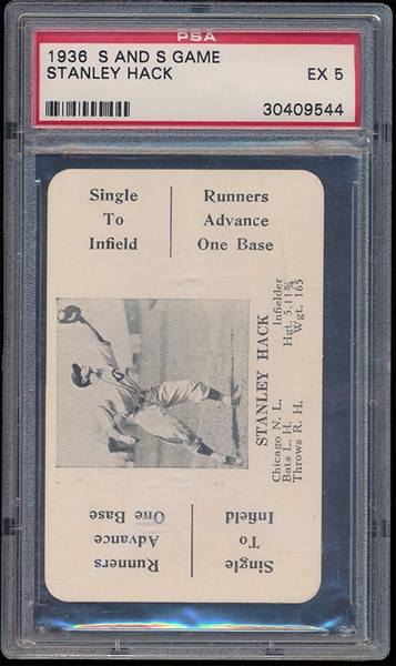 BB 36SS Stanley Hack PSA 5