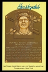 BB Don Drysdale Auto. Gold Postcard