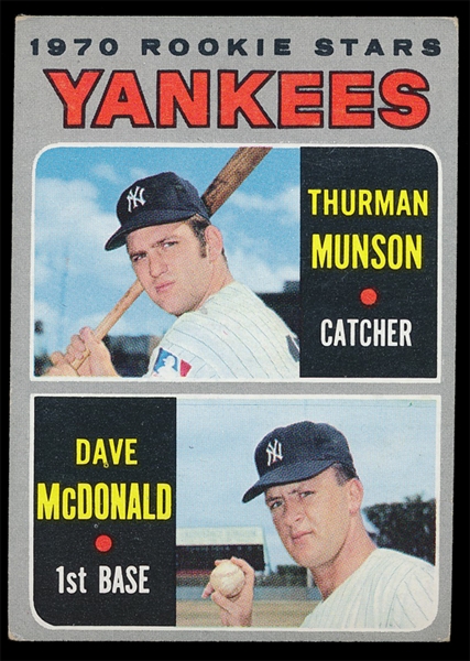 BB 70T #189 Thurman Munson Rookie